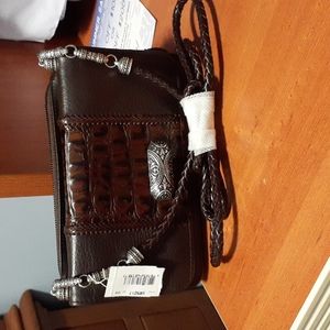 Brighton Crossbody Wallet/Card Case, NWT
